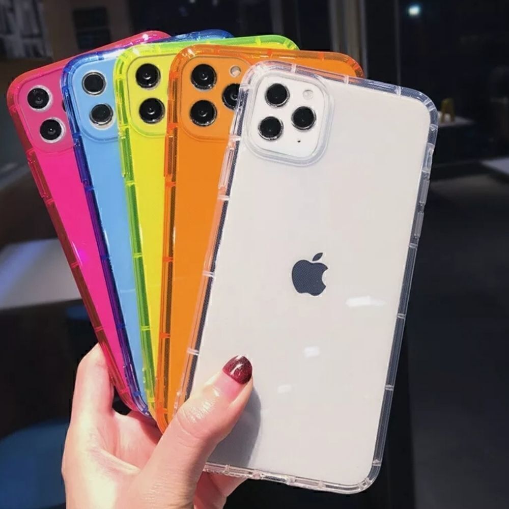 Neon Fluorescent Color Clear Case Cover - Picture 10 of 10